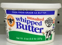  UNSALTED WHIP BUT 8oz